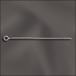 Silver Plated Eye Pins 2" 22g - bag of 20