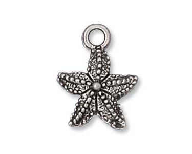 Starfish Charm - Pewter