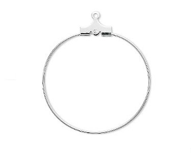 Silver Plated Beading Hoop 30mm