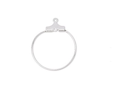 Silver Plated Beading Hoop 20mm