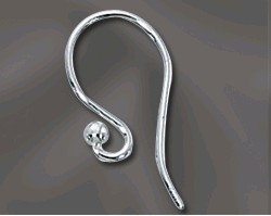 Sterling Silver Ear Wires - Bag of 10