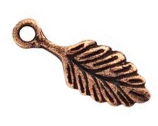 Nunn Design Copper Leaf Charm