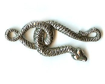 Snake Clasp Set - Antique Pewter