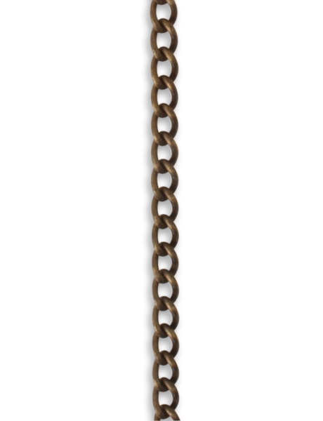 Vintaj Brass 3.3mm Curb Chain CH0010