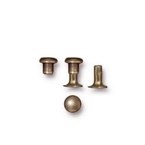 Tierracast Rivet Sets for Leather Brass Oxide Plated