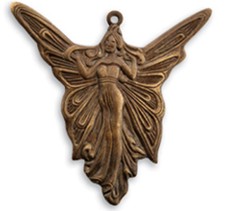Vintaj Brass Art Deco Angel P240